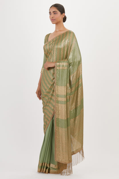 Sari Set in Sequin Embroidery