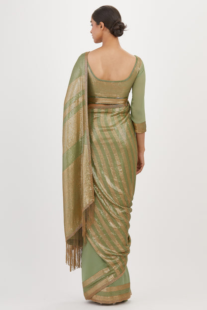Sari Set in Sequin Embroidery