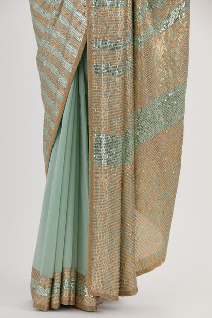 Sari Set in Sequin Embroidery