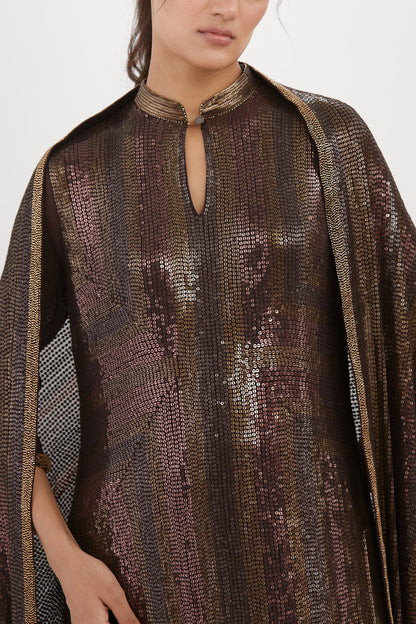Kurta Set in Metallic Sequins