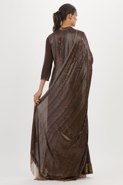 Kurta Set in Metallic Sequins