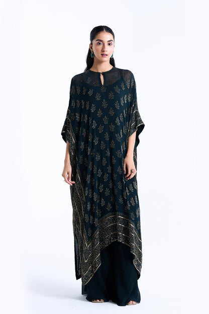 Kaftan Set in Cutdana Embroidery