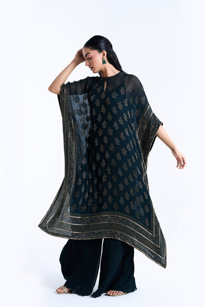 Kaftan Set in Cutdana Embroidery