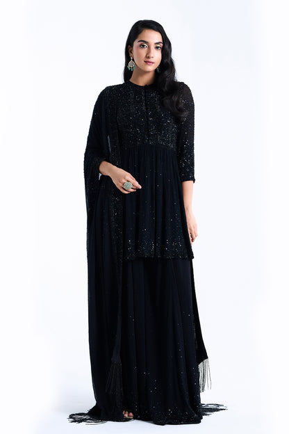 Sharara Set in Stone and Sequin Embroidery