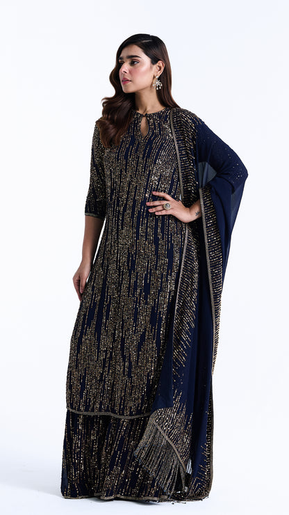 Kurta Set in Updown Sequin Embroidery