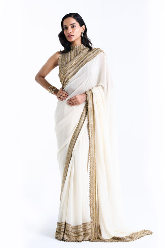 Sari Set in Sequin Loat Embroidery